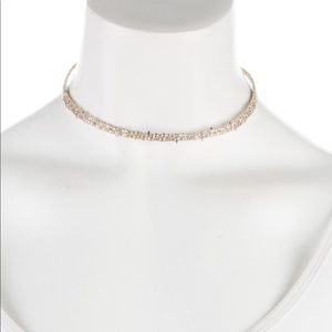 Alexis Bittar Crystal Encrusted Spike Choker Necklace